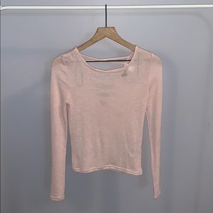 Baby Pink Thin Sweater